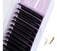 ALLOVE Extension ciglia Super Easy Fan Volume Lash Extension 0,12 mm J Curl 15-20 mm Mixed Tray Rapid Blooming Volume Lashes Self Fanning Lash Extension Supplies