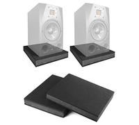 AlloverPower per 5 ''- 8 '' Studio Monitor Speaker Isolamento Rumore Pad 3-Layer Acoustic Stand Riser Schiuma Subwoofer Isolamento Pad Audio Vibrazione Piattaforma Stabilizzatore