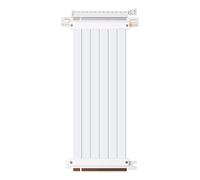 Allowish Cavo di prolunga per scheda grafica PCIE X16 Full Speed 3.0, GPU PCI-E, flessibile, schermato (100 cm, 180 gradi, bianco)