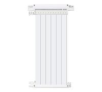 Allowish Cavo di prolunga per scheda grafica PCIE X16 Full Speed 3.0, GPU PCI-E, flessibile, schermato (25 cm, doppio inverso, bianco)