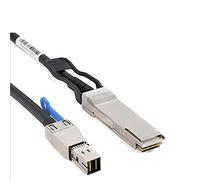 Allowish MiniSAS HD SFF-8644 to QSFP 40G SFF-8436 Server Connection Cable (1m,Black)