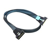 Allowish PCI-E Gen5,0 Mini SAS MCIO 74Pin a LP SlimSAS 8i Cavo di prolunga a Basso Profilo SFF-8654 74Pin Slimline SAS 4,0 24 Gbps (0,8 m)