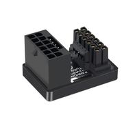Allowish Scheda grafica PCIe5.0 Scheda video ATX3.0 16P a 16P GPU RTX 12VHPWR 600W 16P a 16P Adattatore 180 gradi (Nero-A)