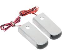 Alloy Art FENDER Montante LED Evidenziatore Luci Crudo Con Rossa - Fumo Lente #