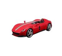 Alloy Car Scala Model 1:18 Per Ferrari MONZA SP1 Versione Fine Lega Auto Sportiva Modello Auto Collezione Per Adulti Grandi Ornamenti Rosso Veicolo Da Collezione(Red)