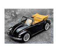 Alloy Car Scala Model 1 18 Per Volkswagen Maggiolino 1300 Cabriolet 1973 Ornamenti In Lega Per Auto Modello Convertibile Nero Veicolo Da Collezione