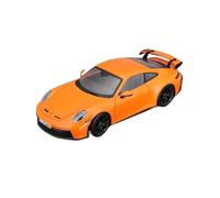 Alloy Car Scala Model 1 24 Per Porsche 911 Gt3 Scala Modello Lega Auto Modello Diecast Giocattolo Auto Veicolo Da Collezione(Arancia)