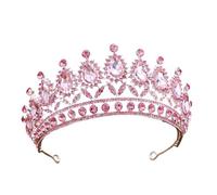 Alloy & Diamond Princess - Elegant Crown For Bridal & Performance(Silver powder)