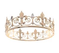 Alloy Multi-Occasion Princess Crown - European & American Style Hair Accessory(Golden)