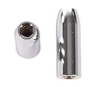 Allparts Bullet Truss Rod Nuts (2) per Fender - Chrome