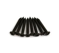Allparts GS 0008-003 HB-anello viti (8 pcs) 19 mm Nero