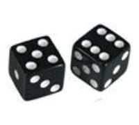 'AllParts PK 3250 - 023 " Dice/Cubo pulsante ricambio e piccole parti per chitarra elettrica nero