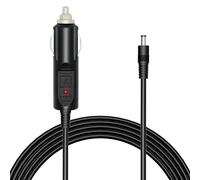 ALLPOWERS 12V-24V Spina per caricabatterie per accendisigari Cavo per auto a DC 5,5mm x 2,1mm 1,5M 16AWG Caricabatteria per auto/Cavo di alimentazione per auto