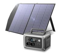 ALLPOWERS 299Wh 600W Centrale Elettrica Portatile con Pannello Solare da 100W, R600 Batteria LiFePO4 Generatore Solare, Generatore di Corrente Portatile UPS, per Campeggio, Viaggi, Emergenze