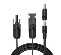 ALLPOWERS cavo solare 1.5M 16AWG con connettore femmina e maschio DC 5.5mm x 2.1mm Kit adattatore solare strumenti per generatore Solarpanel