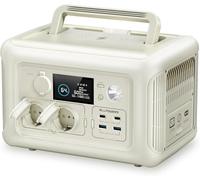 ALLPOWERS Centrale Elettrica Portatile 299Wh 600W R600 Beige LiFePO4 Batteria Backup, Generatore Solare MPPT UPS per Campeggio, Festa, RV, Uso Casa, Ricarica Rapida 0-100% in 1 ora