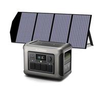 ALLPOWERS Centrale elettrica portatile R1500 1152Wh 1800W Con 140W Pannello Solare, LiFePO4 Batteria Backup Espandibile, 43dB UPS Generatore Solare per Campeggio, Festa, RV, Uso Casa, 0-80% in 40 Min