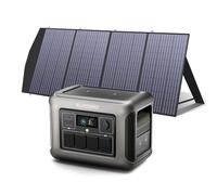 ALLPOWERS Centrale elettrica portatile R1500 1152Wh 1800W Con 200W Pannello Solare, LiFePO4 Batteria Backup Espandibile, 43dB UPS Generatore Solare per Campeggio, Festa, RV, Uso Casa, 0-80% in 40 Min