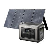 ALLPOWERS Centrale elettrica portatile R1500 1152Wh 1800W Con 400W Pannello Solare, LiFePO4 Batteria Backup Espandibile, 43dB UPS Generatore Solare per Campeggio, Festa, RV, Uso Casa, 0-80% in 40 Min