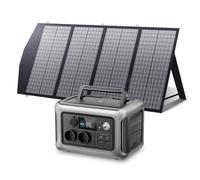 ALLPOWERS Centrale Elettrica Portatile R600 299Wh 600W con 140W Pannello Solare, LiFePO4 Batteria Backup con 2 Uscite AC 600W, UPS per Campeggio, Viaggi su Strada, Interruzioni, 0-100% in 1 ora