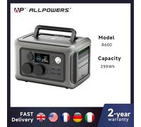 ALLPOWERS R600 Powerstation portatile con pannello solare (opzionale), batteria LiFePO4 da 29 Wh 600 R600 Only