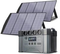 ALLPOWERS Generatore solare Centrale elettrica portatile da 1500 W / 2000 W / 2400 W (pannello solare da 400 W incluso) per interruzione di corrente, emergenza, camper