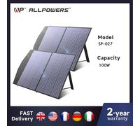ALLPOWERS Pannello solare pieghevole da 18 V, caricatore solare mobile da 60/100/140/200 W per 100W