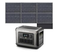 ALLPOWERS R1500 LITE Centrale Elettrica Portatile con 600W Pannello Solare, 1056Wh Generatore Solare con 4 * 1600W Uscite AC, LiFePO4 UPS Power Station 35dB per Emergenza Campeggio RV Uso Domestico