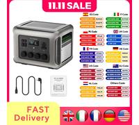 Generatore ALLPOWERS 2500W Centrale Portatile con Pannello Solare 400W Flessi...