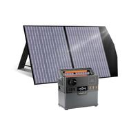 ALLPOWERS S300Plus Centrale Elettrica Portatile con 100W Pannello Solare SP027, 288Wh Generatore Solare Portatile, 300W (600W Picco) AC Uscita, UPS, Power Station per Campeggio, Emergenza