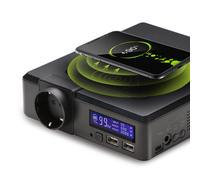 ALLPOWERS Stazione di alimentazione portatile da 200 W 154 Wh/41600 mAh Alimentatore di emergenza solare Powerbank con caricabatterie wireless per esterni