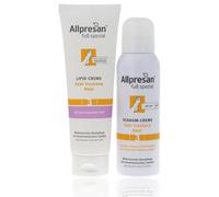Allpresan Piedino speciale n. 3 - Set di crema lipidica 125 ml con profumo lenitivo e crema schiuma 125 ml senza profumo per la cura quotidiana idratante piedi molto asciutti