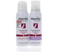 Allpresan Piedino speciale n. 5 Kit di cura contro i piedi del sudore con crema schiuma 125 ml e spray in polvere 125 ml per la cura quotidiana dei piedi forti sudorazioni