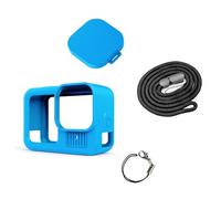 Allround - Custodia protettiva in silicone con tappi per obiettivi per fotocamera, con cordino per la copertura per uso esterno