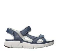 Allrounder COMFORTABILE SANDALO DONNA ITS ME PELLE METALLICA BLU, blu, 37 EU