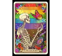 All's Fair In Love & Poetry Notebook: ️ LGBTQ+ Skeletal Tarot Card Notebook Series - 6" x 9", 150 Lined Pages ️⚧️