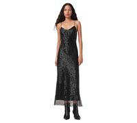 AllSaints Abito Chantelle Donna, Nero, 42