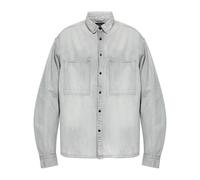 AllSaints - Al Oversized Denim Shirt - - Shirts - Uomo - Grigio - M