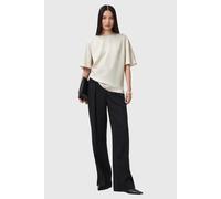 AllSaints Amelie Satin Tee Tofu White Taglia: 4 | Magliette intime Outlet | Donna | Bianco
