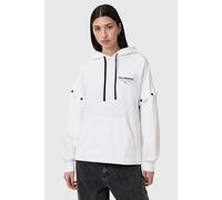 AllSaints Amore Amphie Hoody Optic White Taglia: L | Felpe con cappuccio Outlet | Donna | Bianco