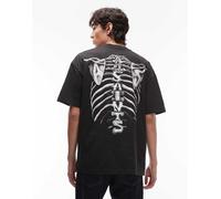 AllSaints - Anatomica - T-shirt nera con grafica-Nero 2XL
