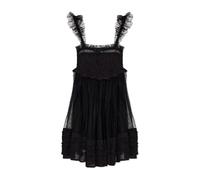 AllSaints - Angela Abito Mini con Volant e Arricciature - - Dresses - Donna - Nero - 3XS