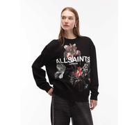 AllSaints Felpa 'ANIA ETTA' verde scuro / rosso scuro / nero / bianco Donna AllSaints XS