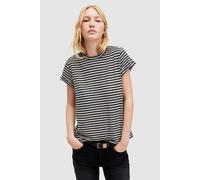 AllSaints Anna Stripe Tee Chalk/ink Taglia: 2 | Maglie Sportivi Outlet | Donna