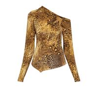 AllSaints - Arlie Maglia a Maniche Lunghe - - Tops - Donna - Marrone - M