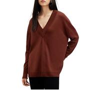 AllSaints Bern V Neck Sugar Brown Taglia: M | Maglioni a maglia Outlet | Donna | Marrone