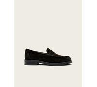 AllSaints - Bloom - Mocassini in pelle rosso bordeaux 41