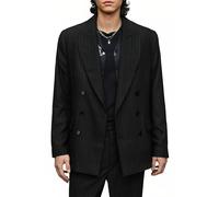 AllSaints Blues Blazer Pinstripe Blk Brwn Taglia: 38 | Blazers Outlet | Uomo | Blu