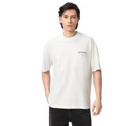 AllSaints Camicia Girocollo a Maniche Corte da Uomo, Bianco Ashen, M