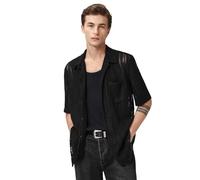Allsaints Camicia Uomo, Nero Corvino, M